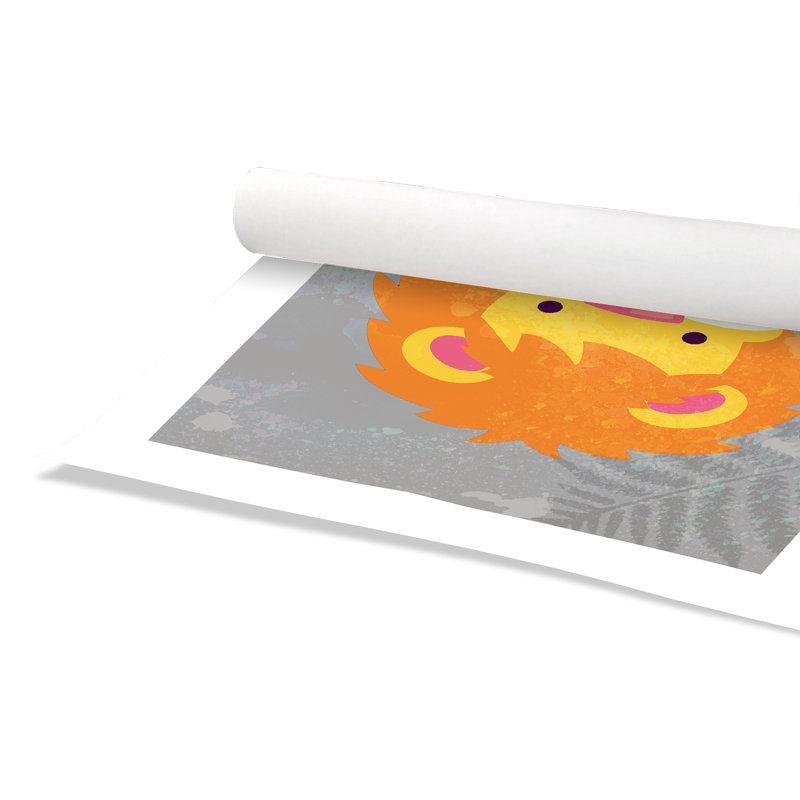 Impression sur papier Lion Way, H 24 po x l 20 po x P 1 po, Papier