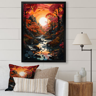 Serenity Lake Sunrise Beauty sur toile