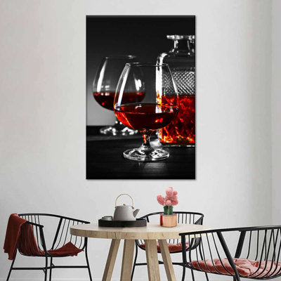 Cognac Drinks, reproduction sur toile