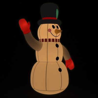 Aufblasbarer Schneemann