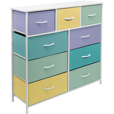 Commode double 9 tiroirs 39,5 po Martensdale