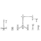 Towson Bridge Faucet - 18" Articulated Spout - Cross Handles