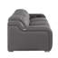  Canapé inclinable USB en cuir italien gris foncé 103 po Verona