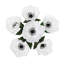 Bouquet de tiges de fleurs artificielles anémone