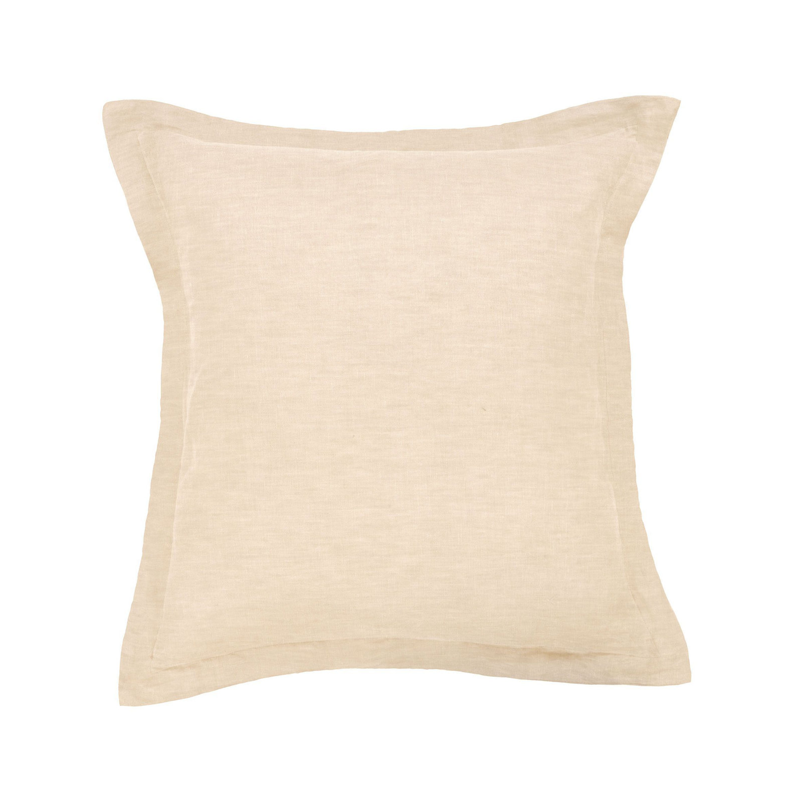 26" x 26" Linen Throw Pillow, Putty Heather