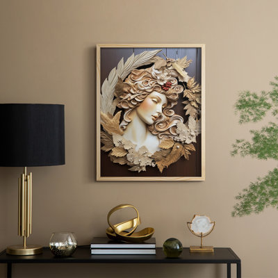 Reproduction d'art encadrée, Noël massif