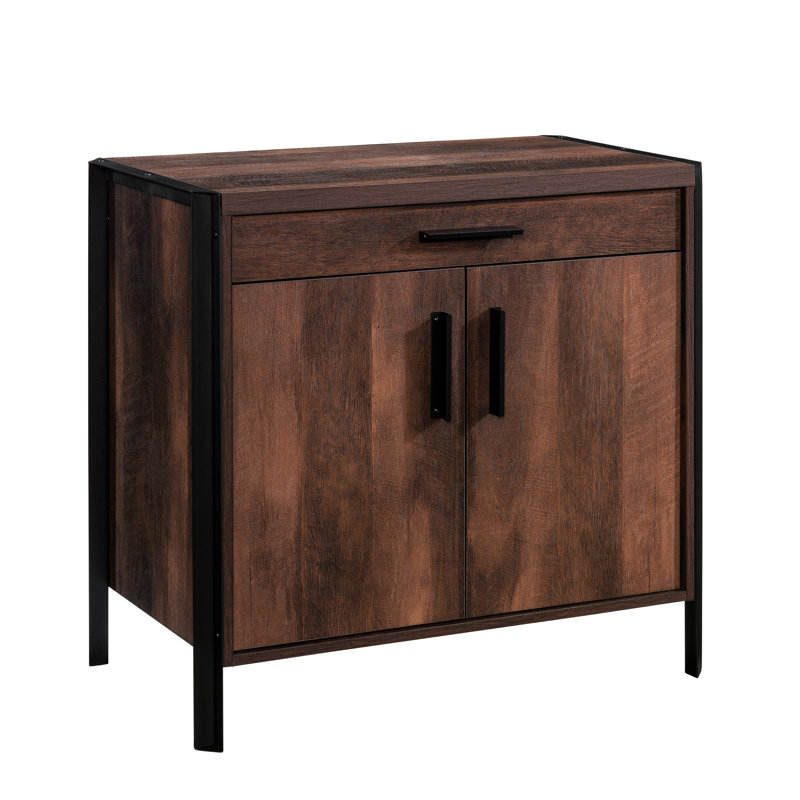 Brun, base, armoire de rangement moderne, tablettes réglables, espaces multiples, construction métallique, tiroir facile d'accès, conception compacte, étapes d'installation rapide