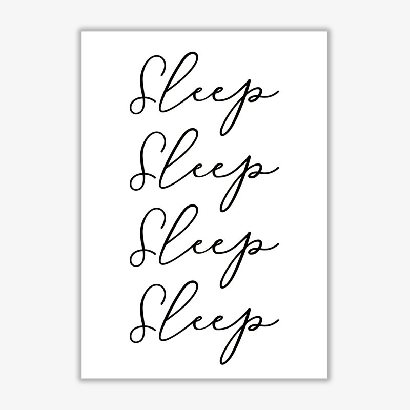 Sleep - Print, 85 cm H x 60 cm W x 1 cm D, No Frame