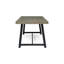 Table de salle à manger d'extérieur en bois d'acacia, finition gris sablé et noir-764093328