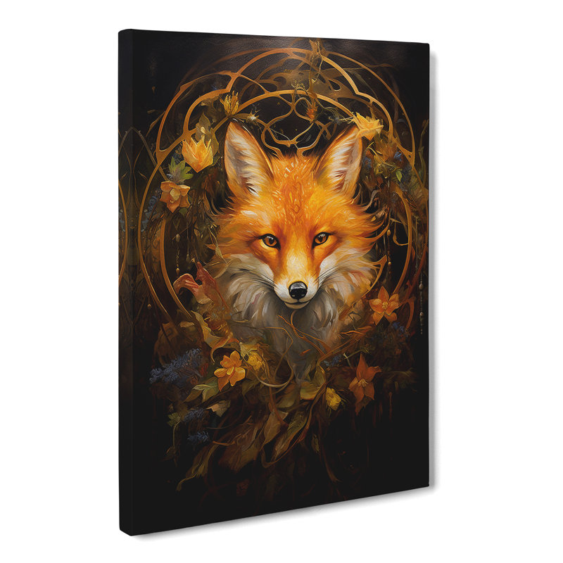 Fox Conceptual No.2 - Wrapped Canvas, 76cm H x 50cm W x 3cm D