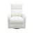 Crotty Faux Leather Swivel Reclining Glider
