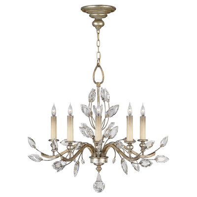 Crystal Laurel 5 - Light Crystal Chandelier