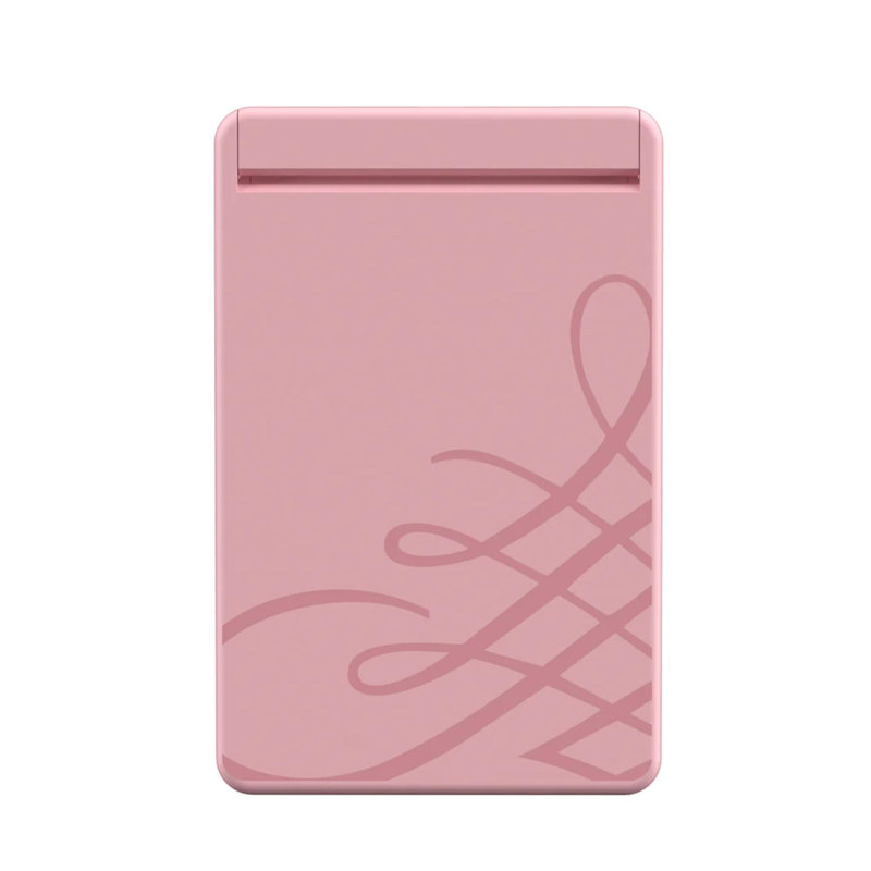 Laureta Touch Up 2.0 LED Compact Mirror with Magnification, Ultra Slim Bifold Makeup Mirror, Rose Gold