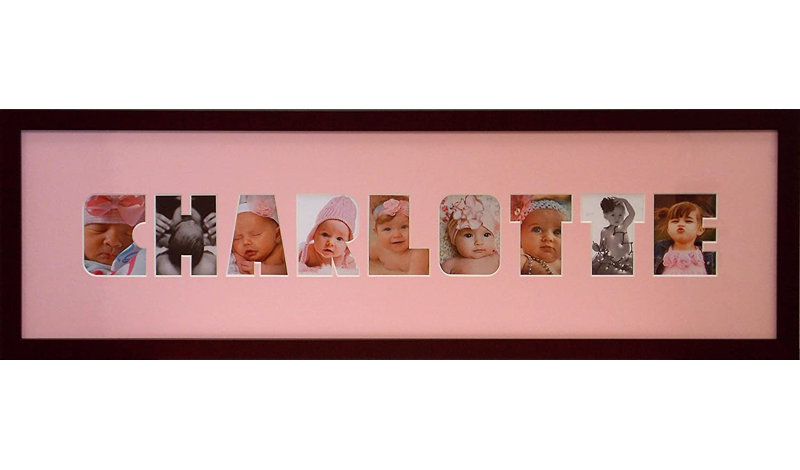 Baby Photo Name Collage Frame