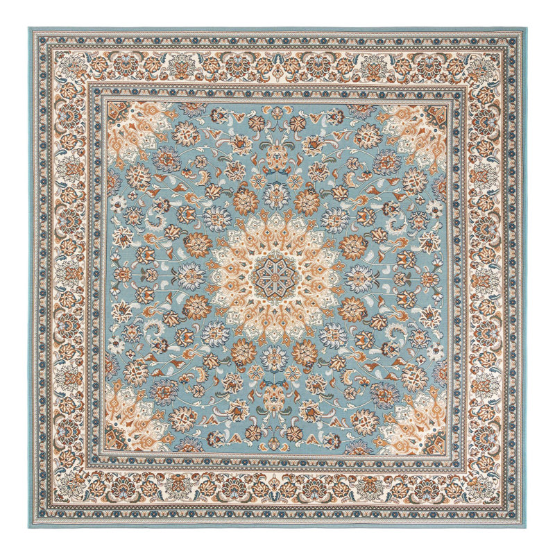 Tapis d'extérieur traditionnel, Carré 7 pi 10 po