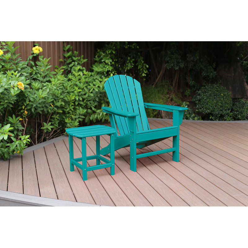 Atlantic Outdoor Adirondack Chair, Sea Blue