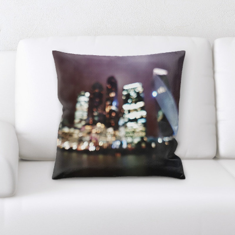 Coussin décoratif flou