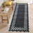 Scalloped Area Rugs Modern Bordered Accent Carpet,Non-Slip Floor Cover,Stain-Resistant Indoor Mat for Bedroom,Kitchen,Living Room-620051332-620051061