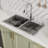 32" Drop In Double Bowl Kitchen Sink