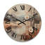 Horloge murale en bois massif Mccullock-2140186776