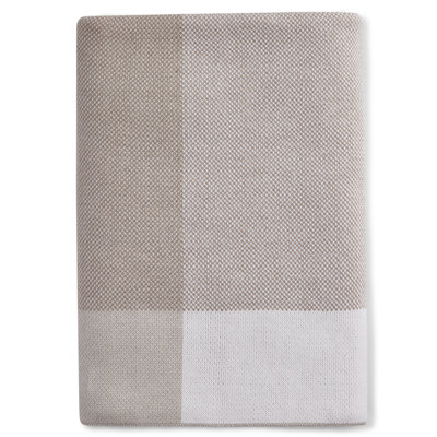 Sunbrella® Signature Indoor Outdoor Throw - Estate Plaid Fawn