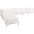 Ensemble modulaire de neuf articles Annis LeatherSoft - pieds en acier inoxydable
