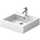Duravit Vero White Ceramic Rectangular Wall Mount Bathroom Sink with ...