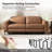 Soott 79.5"W Modern Leather Power Reclining Sofa with USB Port-128930509