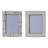 Ivory Embossed Picture Frame - Set of 2