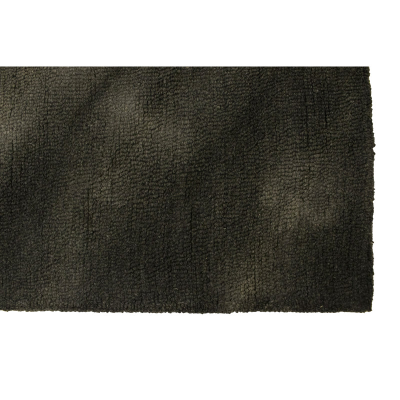 Tapis gris anthracite touffeté à la main Janeel