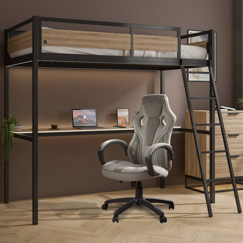 XR Living Denver Single High Sleeper With App Controlled LED Lighting, Single (3')