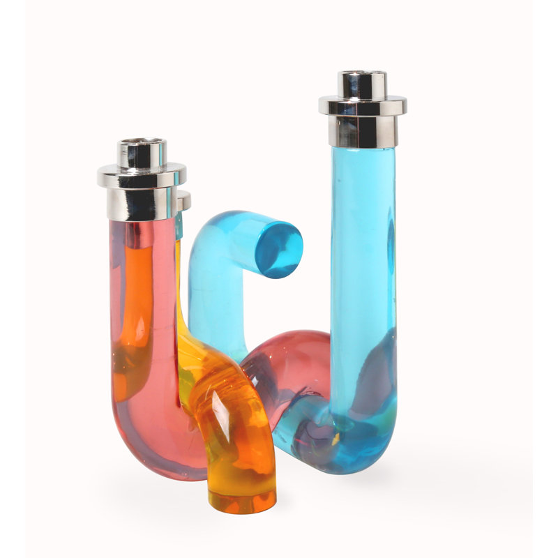 Pompidou Acrylic Candle Holder, Multi