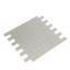 11.9"X 11.9" Polished Glass Brick Tile-61386126