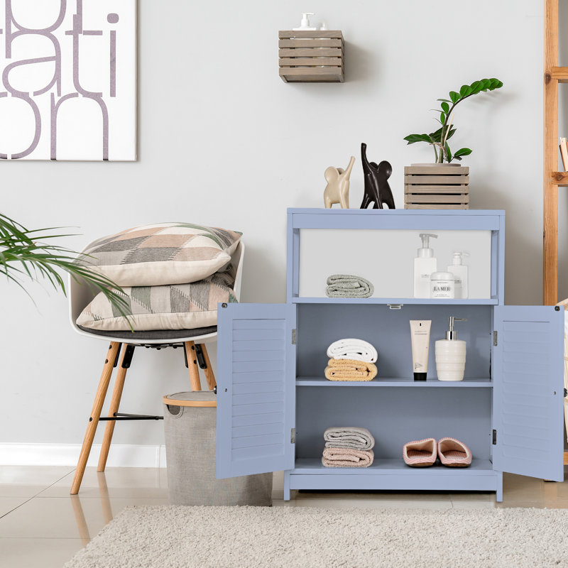 Freestanding Bathroom Cabinet, Grey