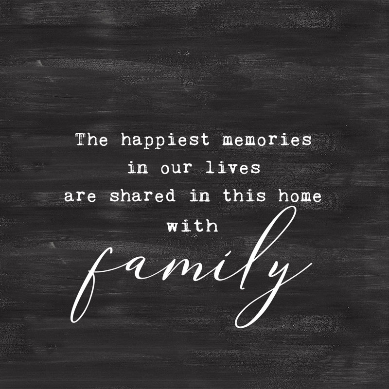 Happiest Family - Wrapped Canvas Print, 91cm H x 91cm W x 3.8cm D