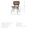 Bagwell 18'' H Genuine Leather Upholstered Ash Side Chair