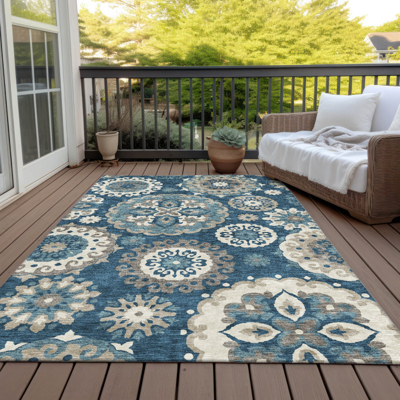  Tapis d'entrée / extérieur antidérapant Ferrand, Rectangle 2 pi 6 po x 3 pi 10 po