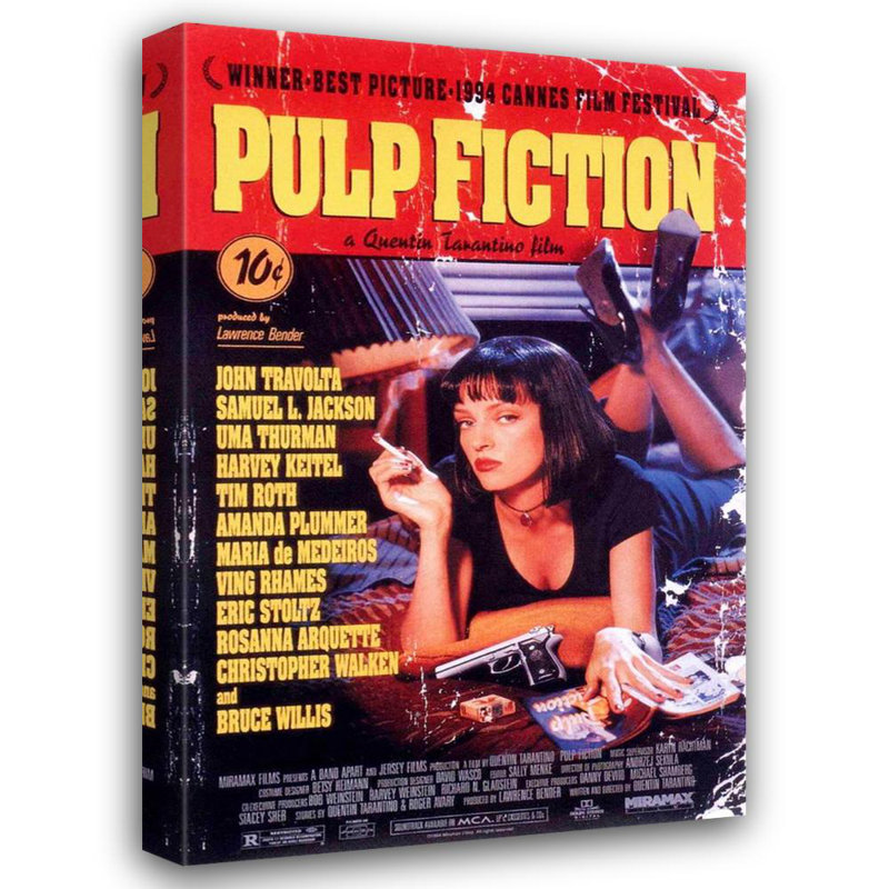 Pulp Fiction, 48" H x 32" W