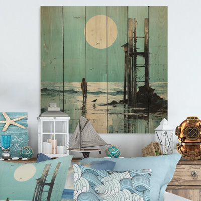 " Pier Lone Pier Papercut I "
