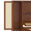 Lit plateforme simple en bois avec deux casiers de rangement, tiroir-2034817180