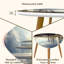 Ensemble de 2 tables basses gigognes Triangle