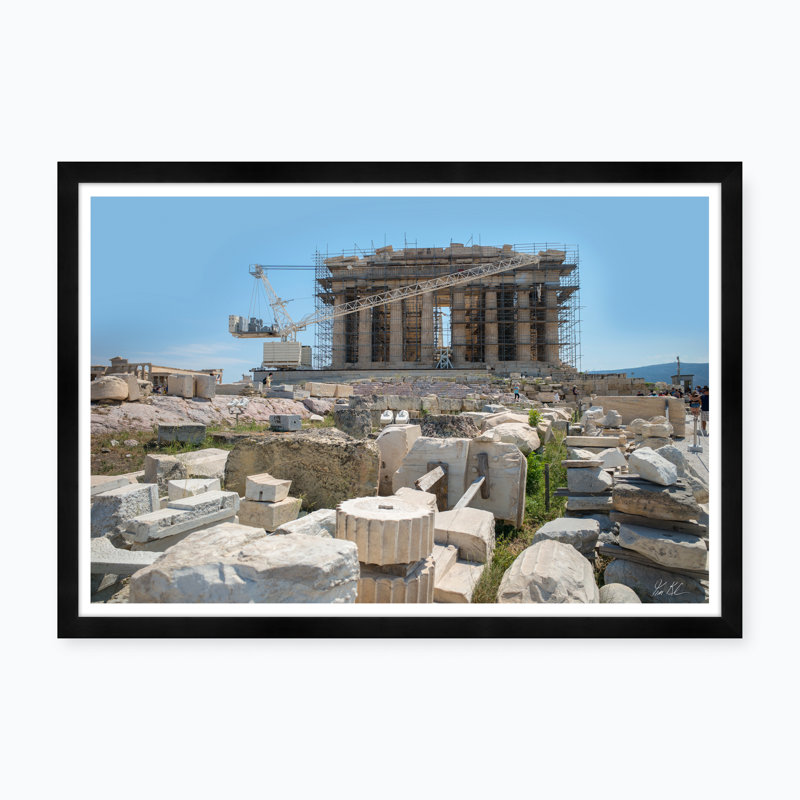 Parthenon Crane - Photographie avec cadre photo