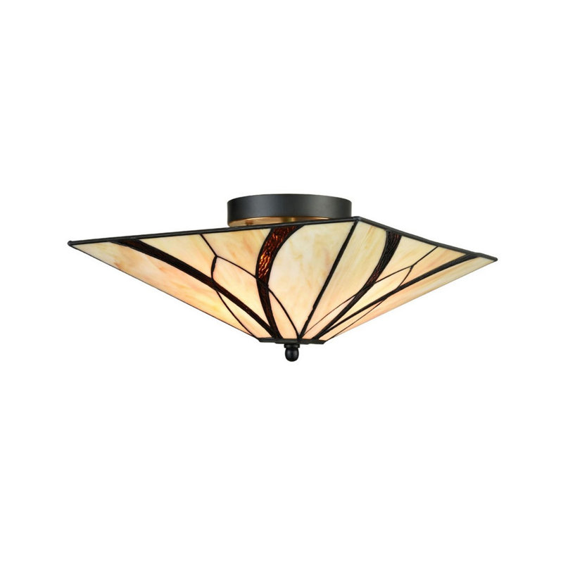 Plafonnier semi-encastré 13,6" unique/à cônes 3 lumières Mccullen