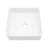 15.69"x15.69" White Ceramic Square Vessel Bathroom Sink