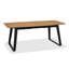 Airius Extendable Metal Base Dining Table-480542517-480542518