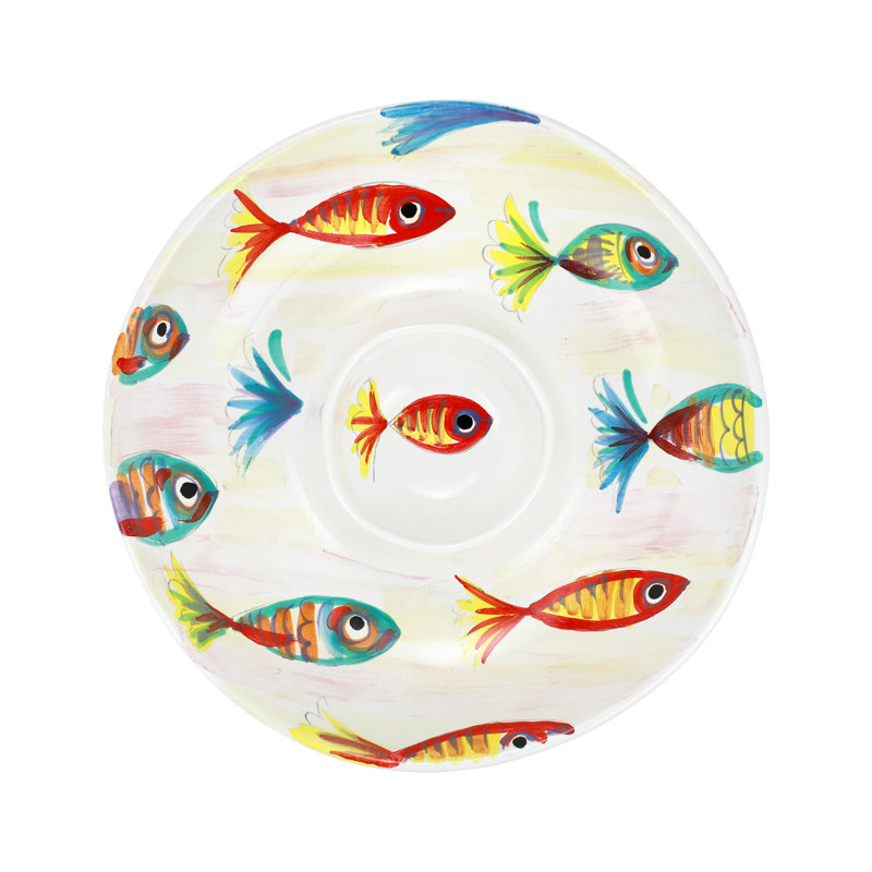 Pesci Colorati Terra Bianca Chips And Dip Platter