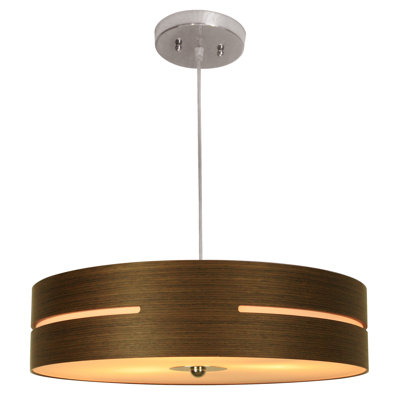Maaza Dimmable LED Drum Chandelier