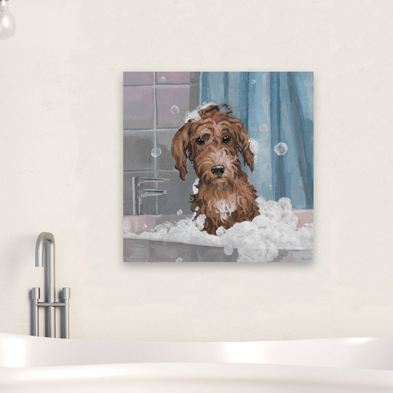I Just Peed - reproduction d'art sur toile tendue, H 18 po x l 18 po x 1,5 po
