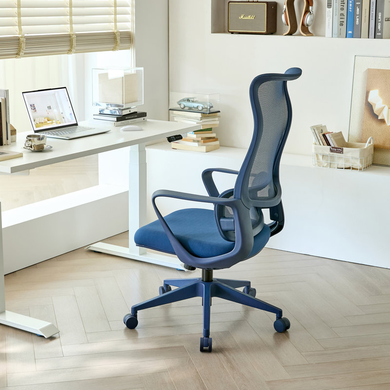 Fauteuil de bureau 350LBS, Bleu, Bleu