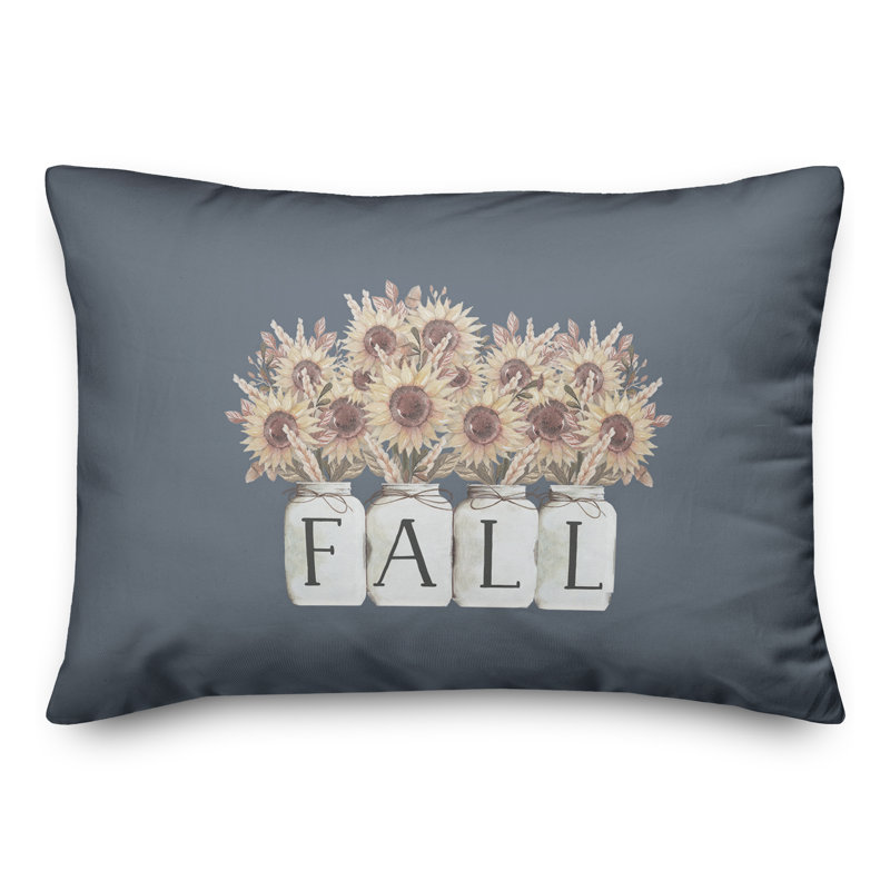 Housse et coussin rectangulaires Fall Mason Jars